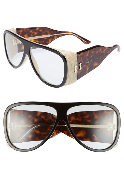 oversized gucci sunglasses for men|Shop Gucci 63MM Oversized Oval Sunglasses .